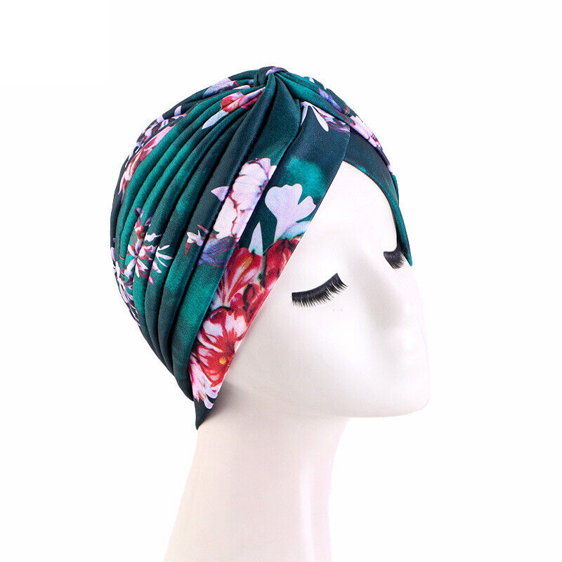 Muslim Women Turban Hijab Hat Hair Loss Bonnet Chemo Cap Head Wrap Cover Beanies - Picture 72 of 140