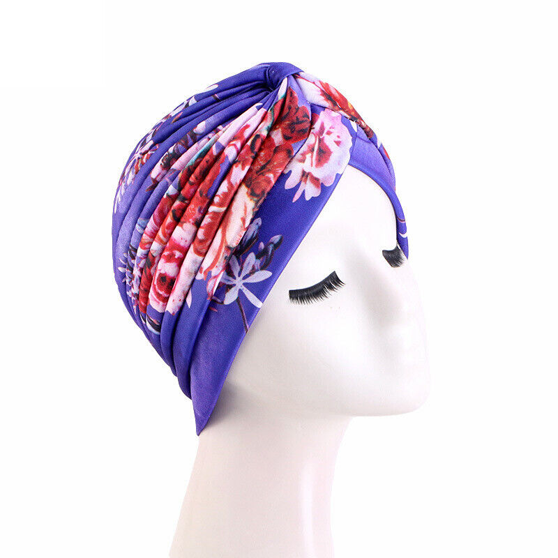 Muslim Women Turban Hijab Hat Hair Loss Bonnet Chemo Cap Head Wrap Cover Beanies - Picture 73 of 140