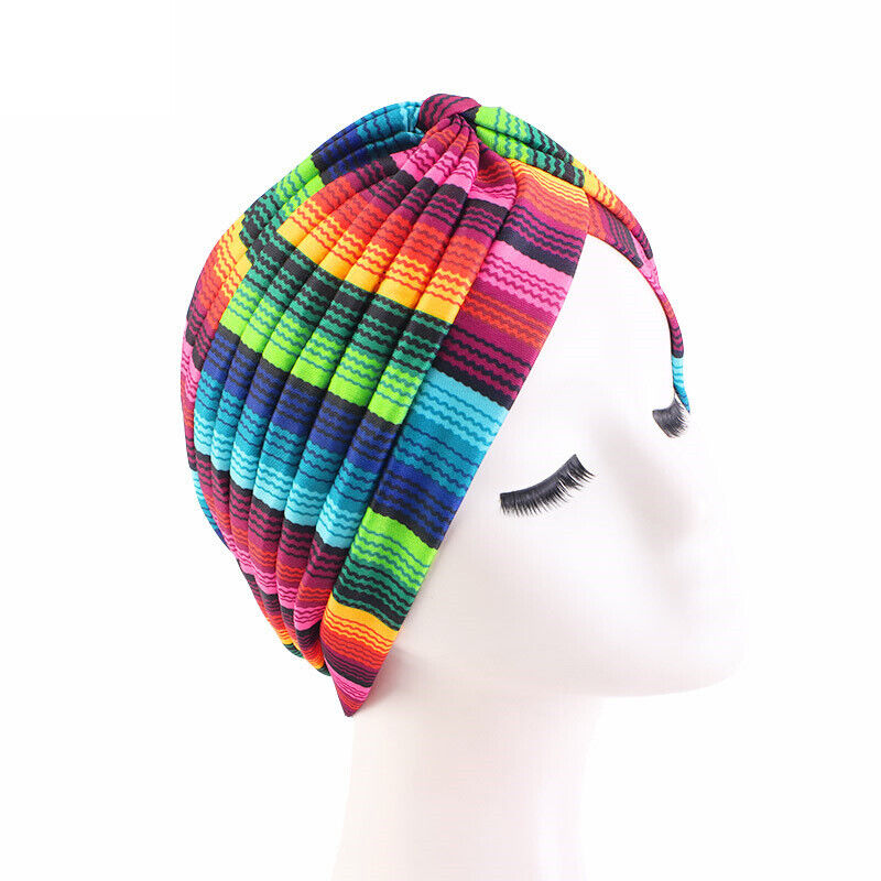 Muslim Women Turban Hijab Hat Hair Loss Bonnet Chemo Cap Head Wrap Cover Beanies - Picture 74 of 140