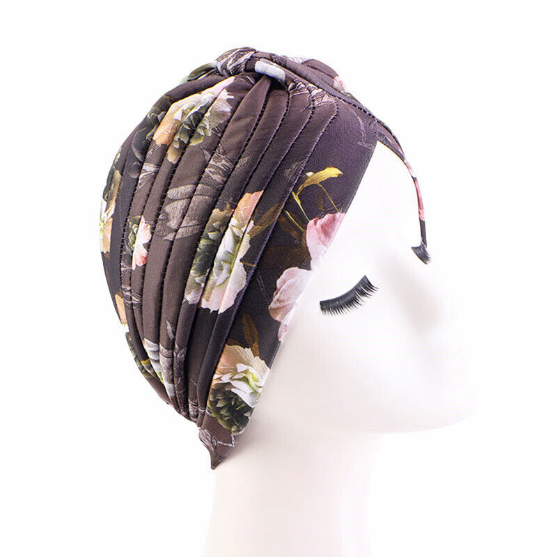 Muslim Women Turban Hijab Hat Hair Loss Bonnet Chemo Cap Head Wrap Cover Beanies - Picture 79 of 140