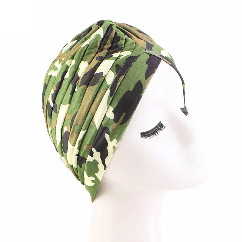 Muslim Women Turban Hijab Hat Hair Loss Bonnet Chemo Cap Head Wrap Cover Beanies - Picture 80 of 140