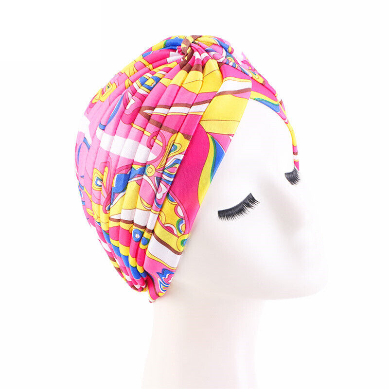 Muslim Women Turban Hijab Hat Hair Loss Bonnet Chemo Cap Head Wrap Cover Beanies - Picture 81 of 140