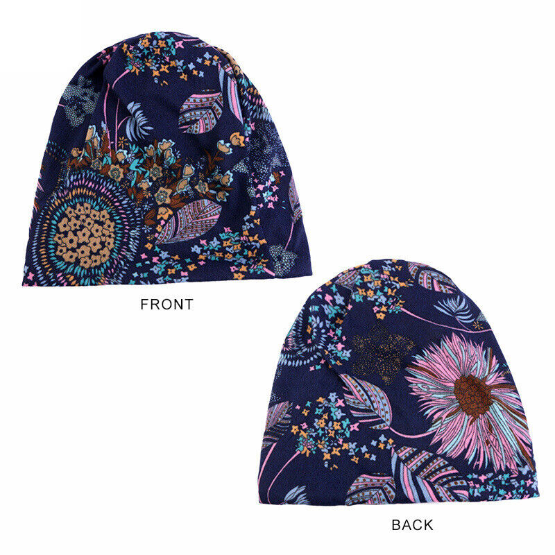 Muslim Women Turban Hijab Hat Hair Loss Bonnet Chemo Cap Head Wrap Cover Beanies - Picture 83 of 140