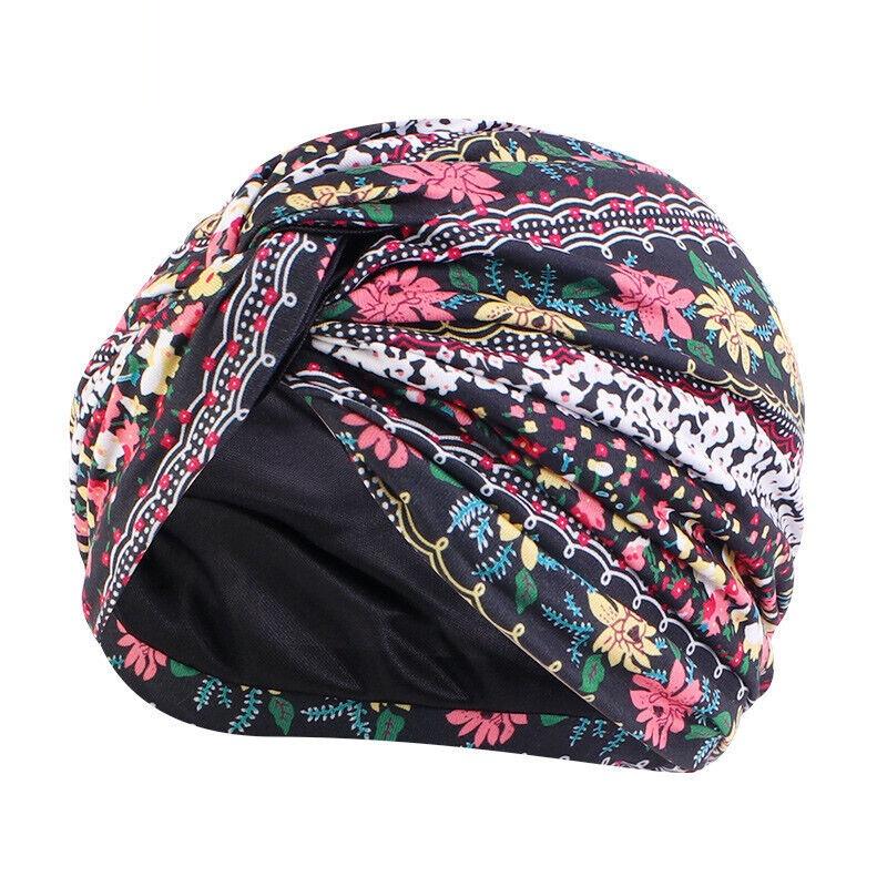 Muslim Women Turban Hijab Hat Hair Loss Bonnet Chemo Cap Head Wrap Cover Beanies - Picture 94 of 140