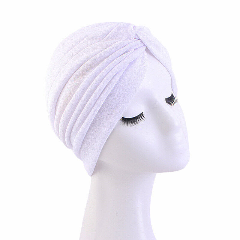 Muslim Women Turban Hijab Hat Hair Loss Bonnet Chemo Cap Head Wrap Cover Beanies - Picture 97 of 140
