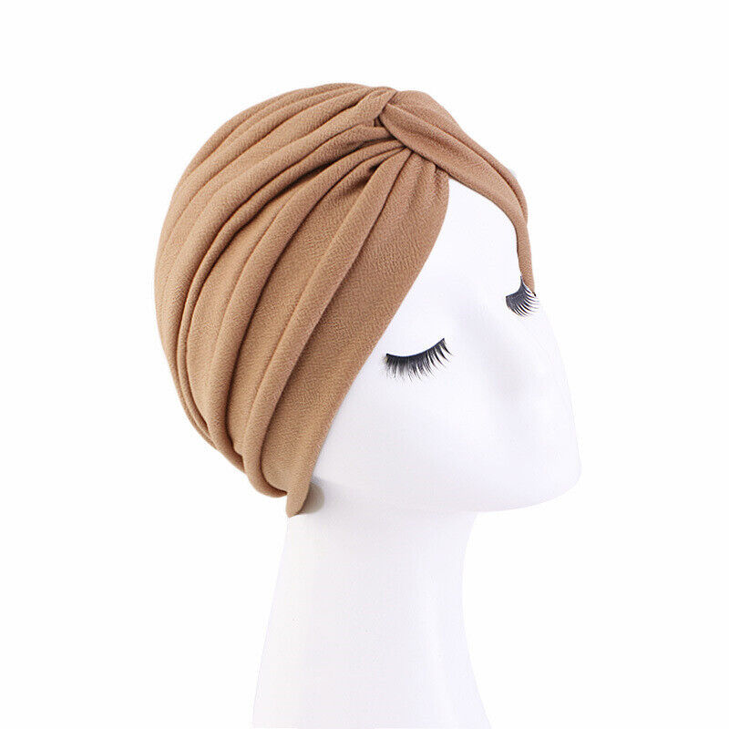 Muslim Women Turban Hijab Hat Hair Loss Bonnet Chemo Cap Head Wrap Cover Beanies - Picture 98 of 140