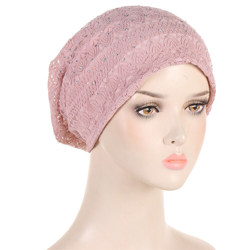Muslim Women Turban Hijab Hat Hair Loss Bonnet Chemo Cap Head Wrap Cover Beanies - Picture 103 of 140