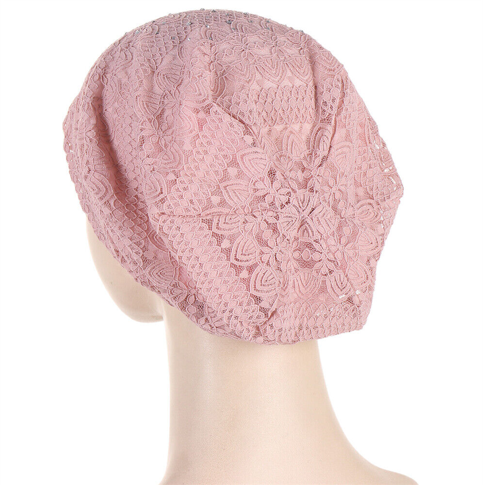 Muslim Women Turban Hijab Hat Hair Loss Bonnet Chemo Cap Head Wrap Cover Beanies - Picture 104 of 140