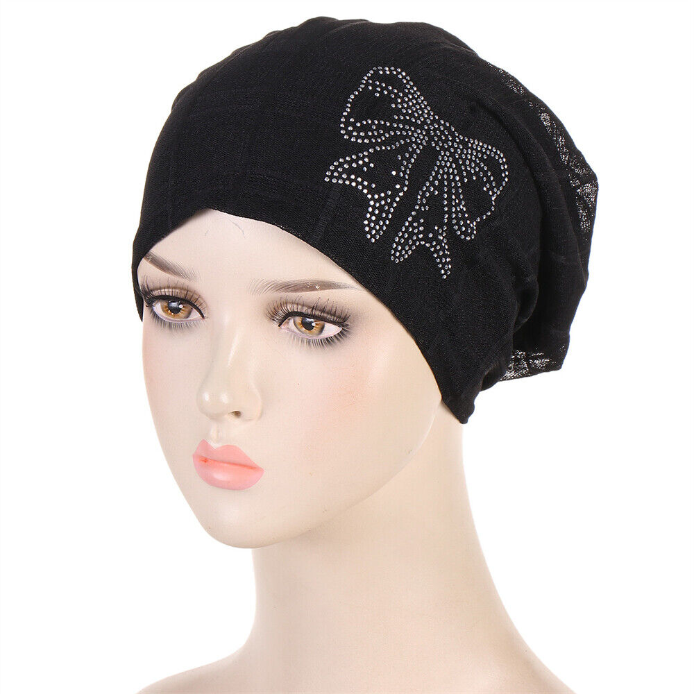 Muslim Women Turban Hijab Hat Hair Loss Bonnet Chemo Cap Head Wrap Cover Beanies - Picture 114 of 140