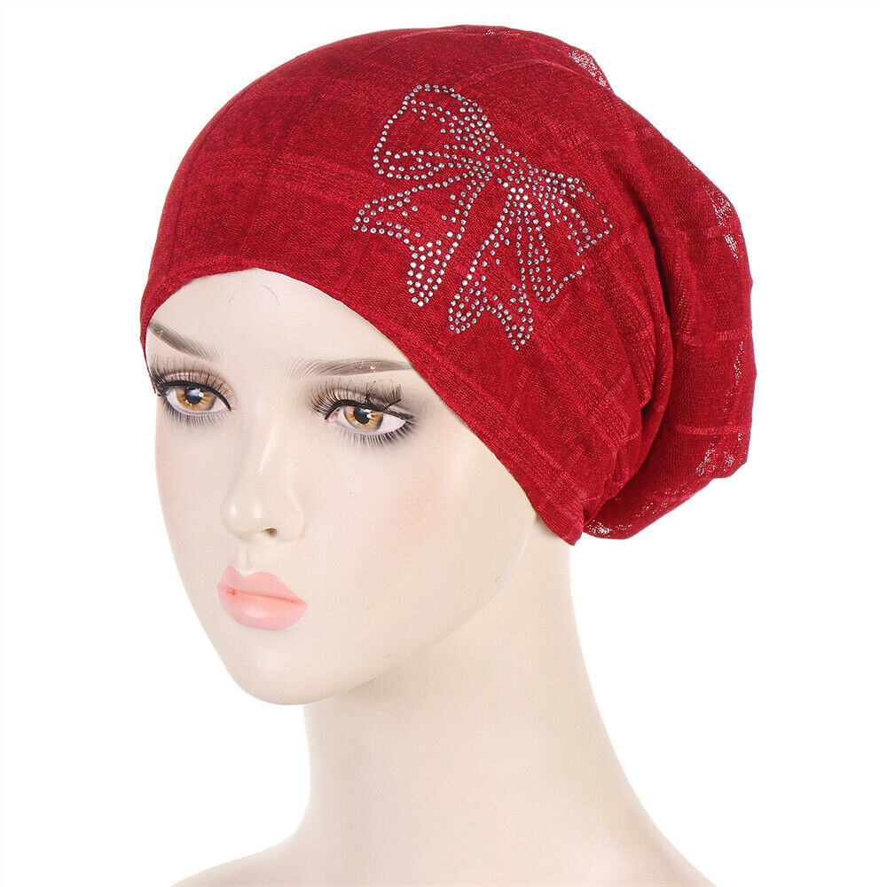 Muslim Women Turban Hijab Hat Hair Loss Bonnet Chemo Cap Head Wrap Cover Beanies - Picture 119 of 140