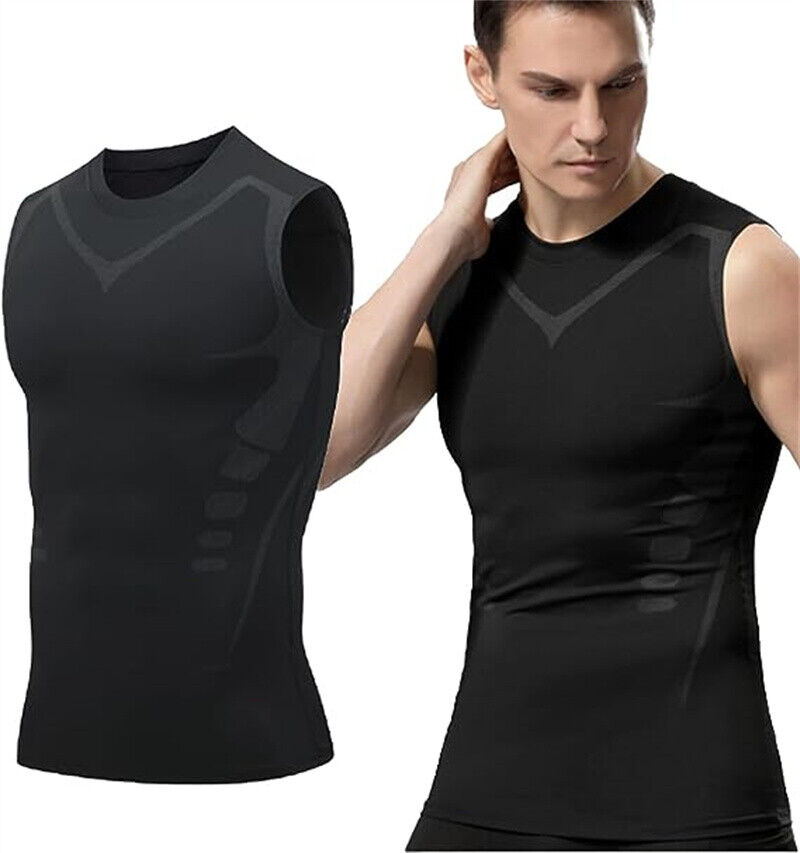 Men's Body Shaper Quick Drying Sports Slim Sport Tops Compression Shaping Shirt