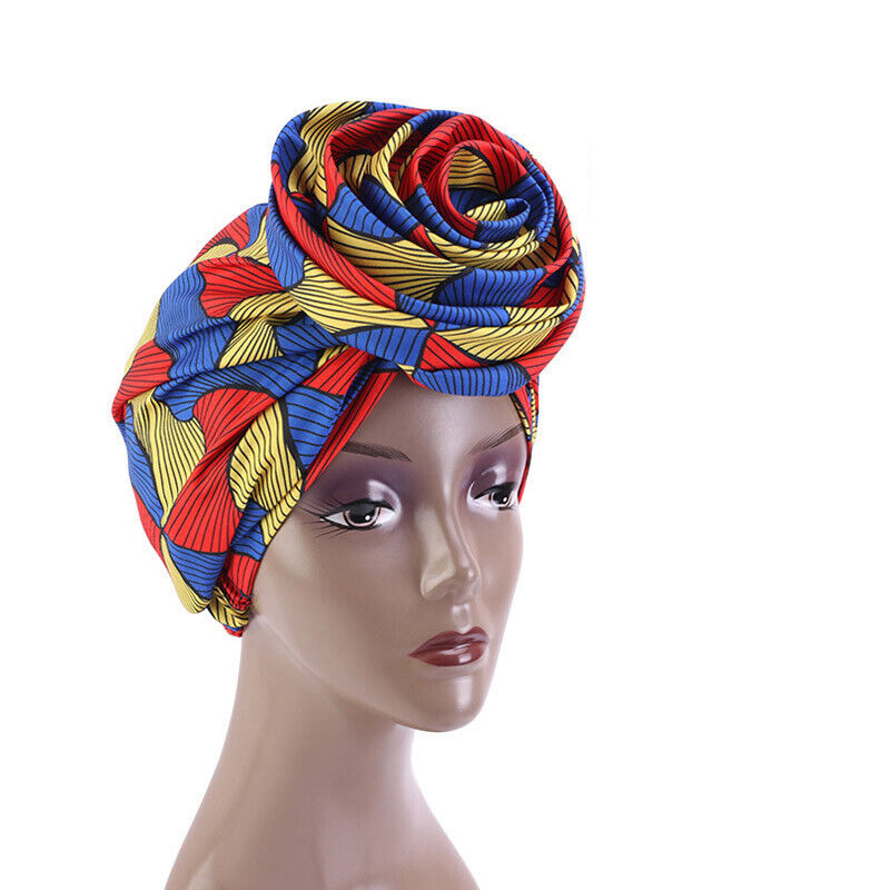 Muslim Women Flower Turban Hijab Hat Chemo Cap Hair Loss Beanie Wrap Headwear - Picture 17 of 35