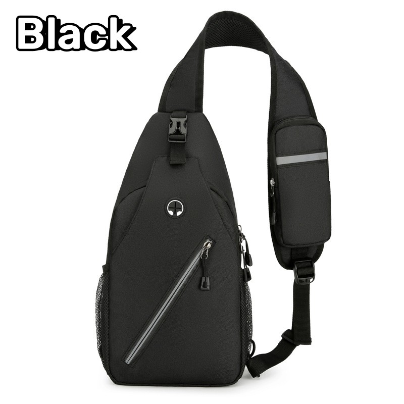 Men Chest Bag Pack Men Shoulder Crossbody Bag RFID Anti Theft Sling Chest Bag - Picture 29 of 29
