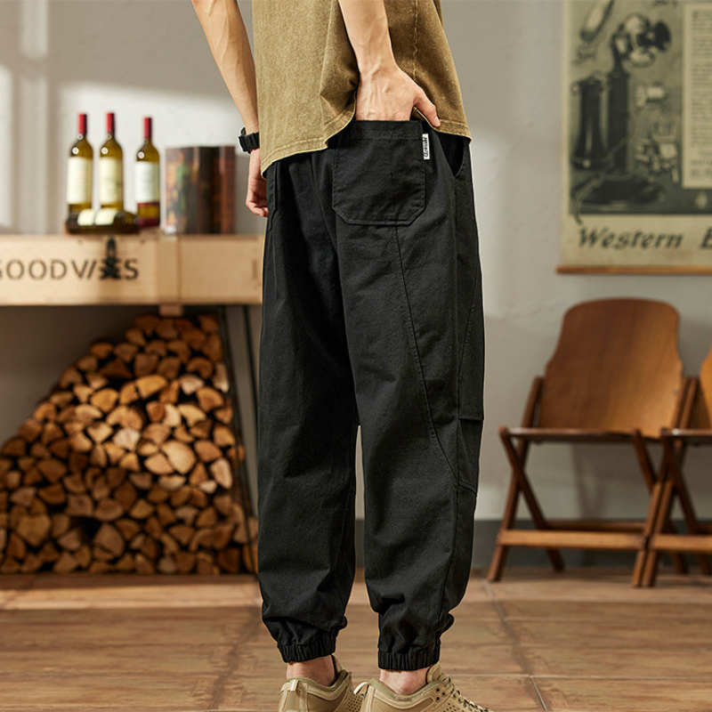 Men's Overalls Cargo Pants Fashion Loose Sweatpants Trousers Basic Casual Pants - Picture 13 of 15