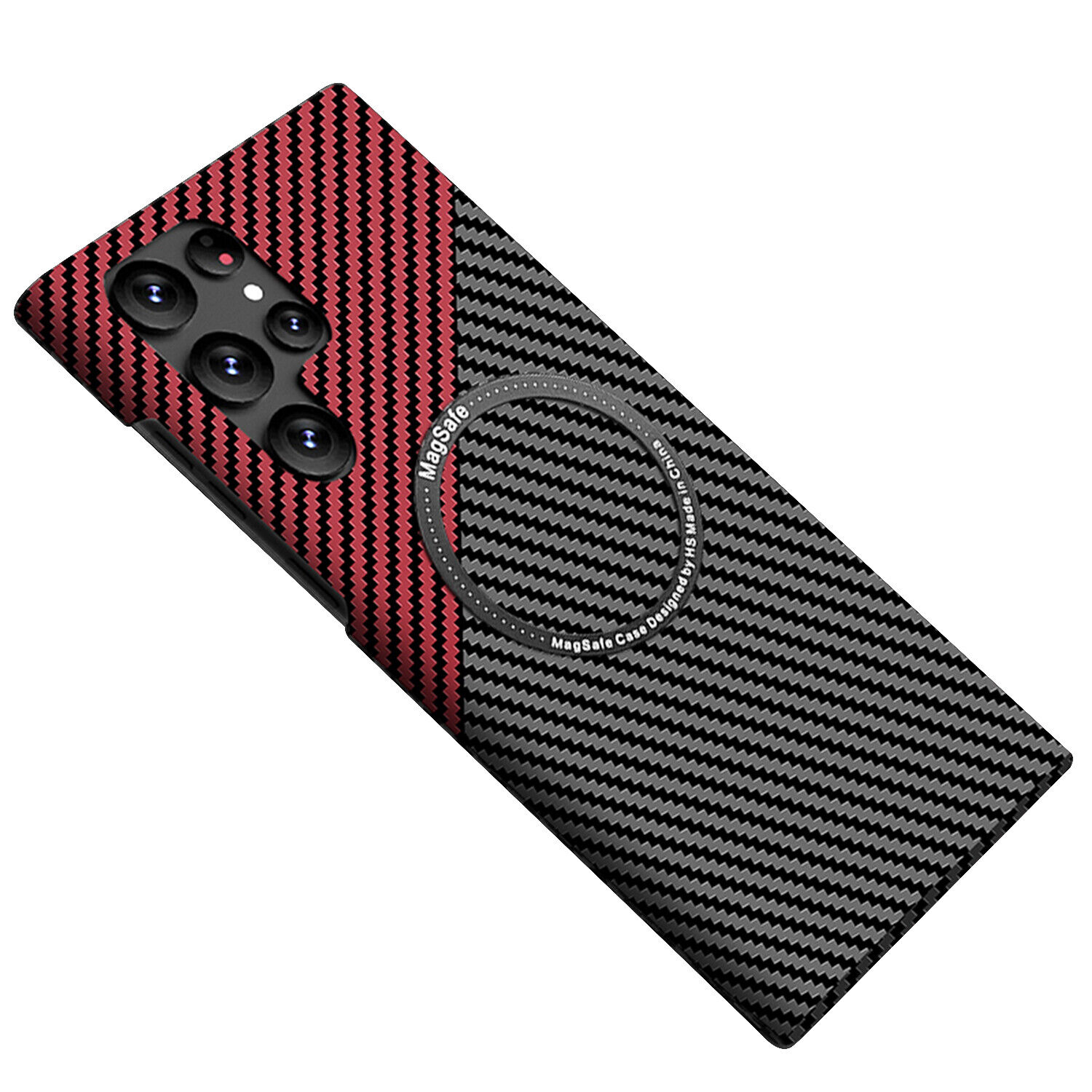 MagSafe Ultra Thin Carbon Fiber Pattern Case For Samsung Galaxy S23 S24 S22 S21