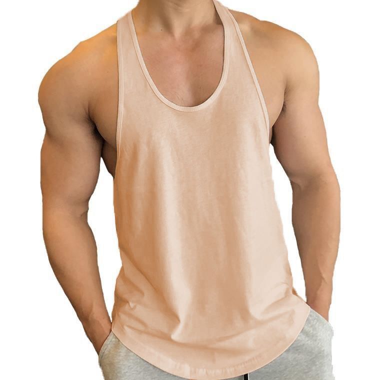 Mens Workout Muscle Bodybuilding Tank Tops Tee Gym Training Vest Fitness T Shirt