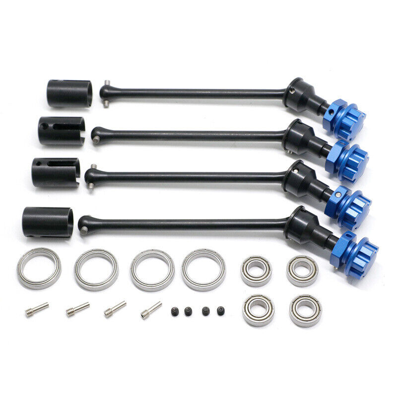 4Pcs 8996X Steel Extended Drive Shaft CVD For 1/10 Traxxas MAXX Widemaxx RC Car