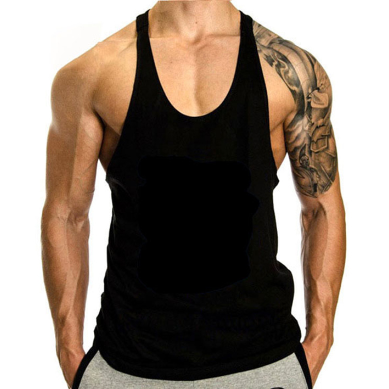 Men Vest Sleeveless Bodybuilding Fitness Muscle Workouk T-shirt Gym Tank Top