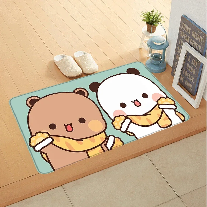 Door Foot Bath Mat For Hallway Dudu And Bubu Entrance Doormat Cute Rug Carpets R