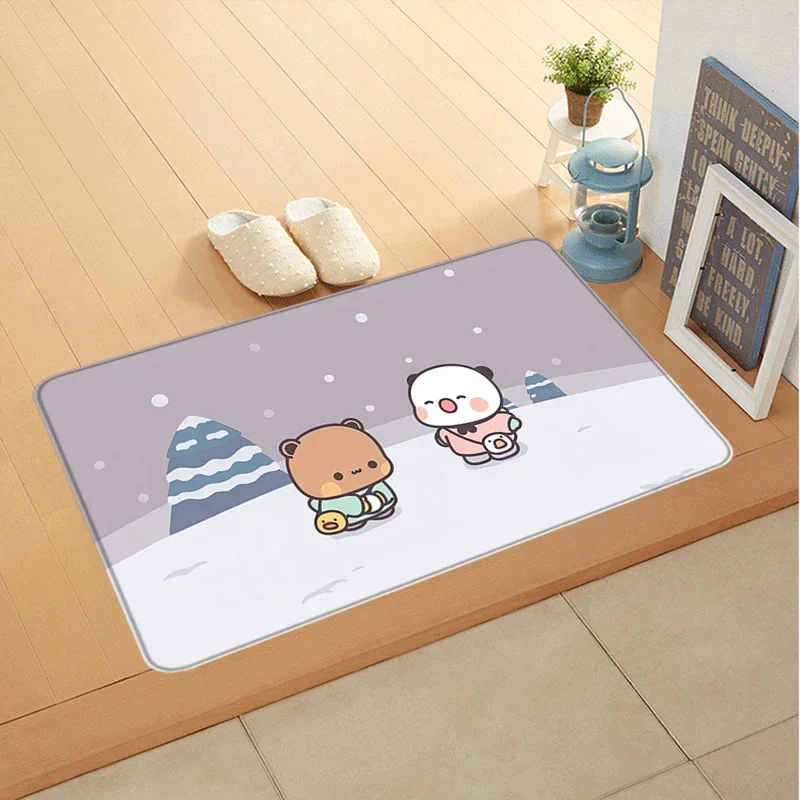 Door Foot Bath Mat For Hallway Dudu And Bubu Entrance Doormat Cute Rug Carpets R