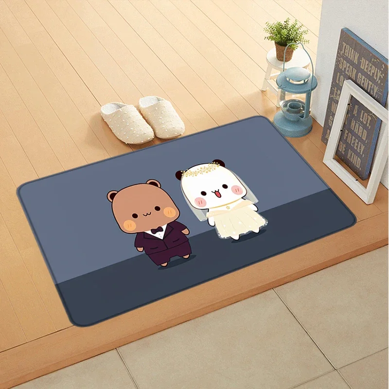 Door Foot Bath Mat For Hallway Dudu And Bubu Entrance Doormat Cute Rug Carpets R