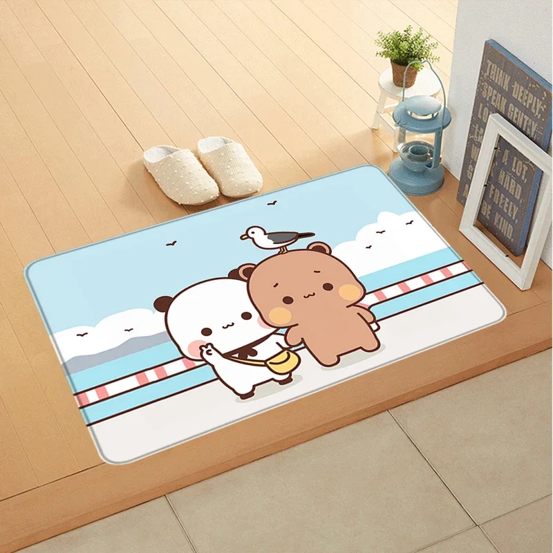 Door Foot Bath Mat For Hallway Dudu And Bubu Entrance Doormat Cute Rug Carpets R