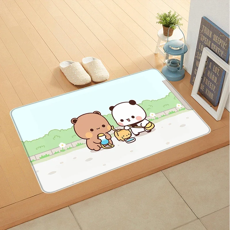 Door Foot Bath Mat For Hallway Dudu And Bubu Entrance Doormat Cute Rug Carpets R