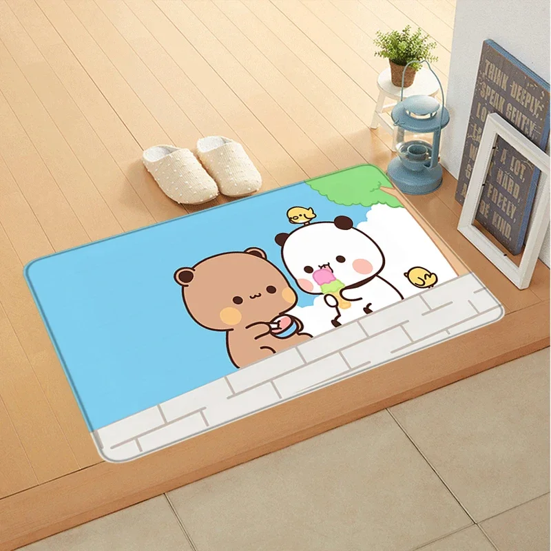 Door Foot Bath Mat For Hallway Dudu And Bubu Entrance Doormat Cute Rug Carpets R