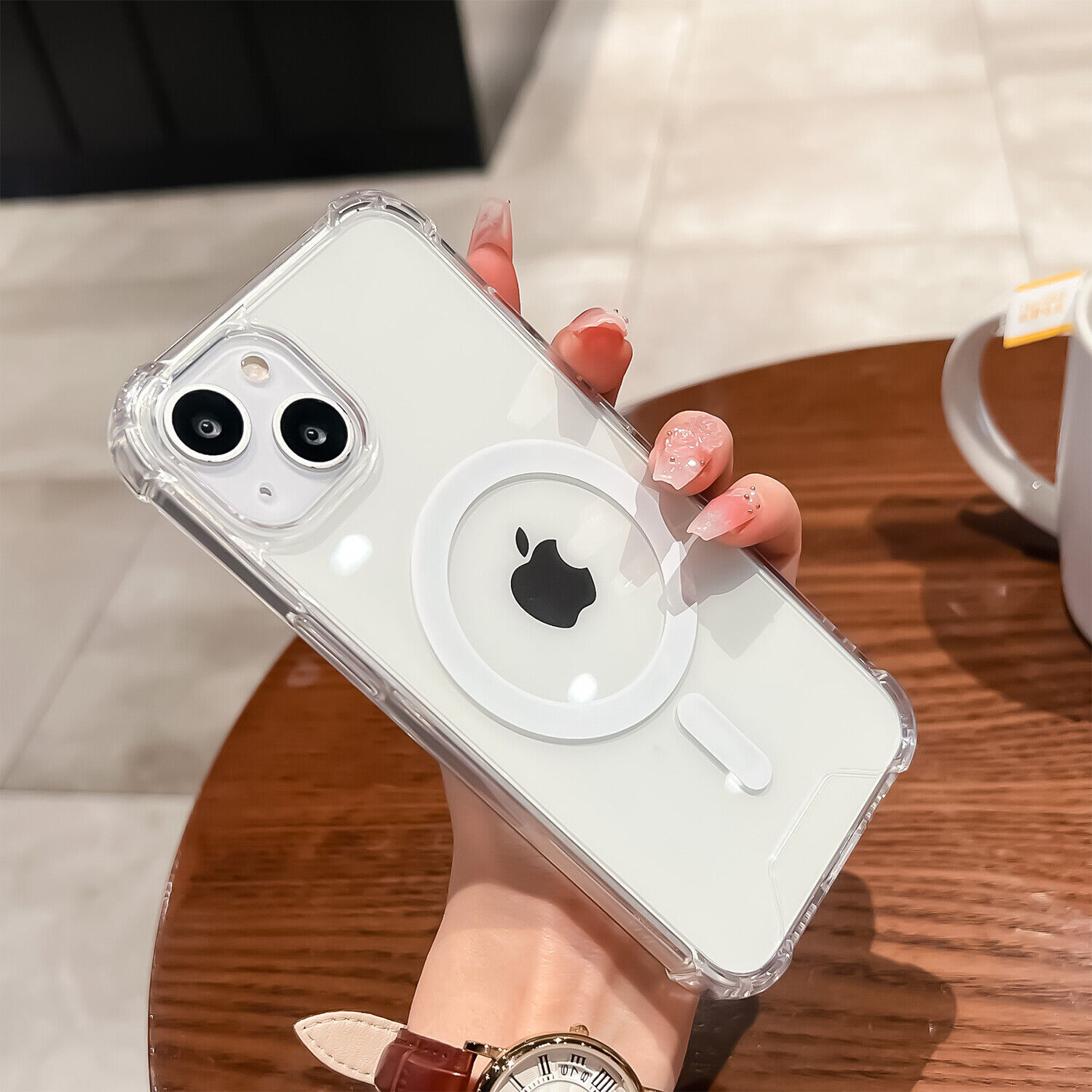 Für iPhone 14 Pro Max 14Plus 12 13 11 Magnet MagSafe Stoßfest Klar TPU Hülle - Bild 16 von 18