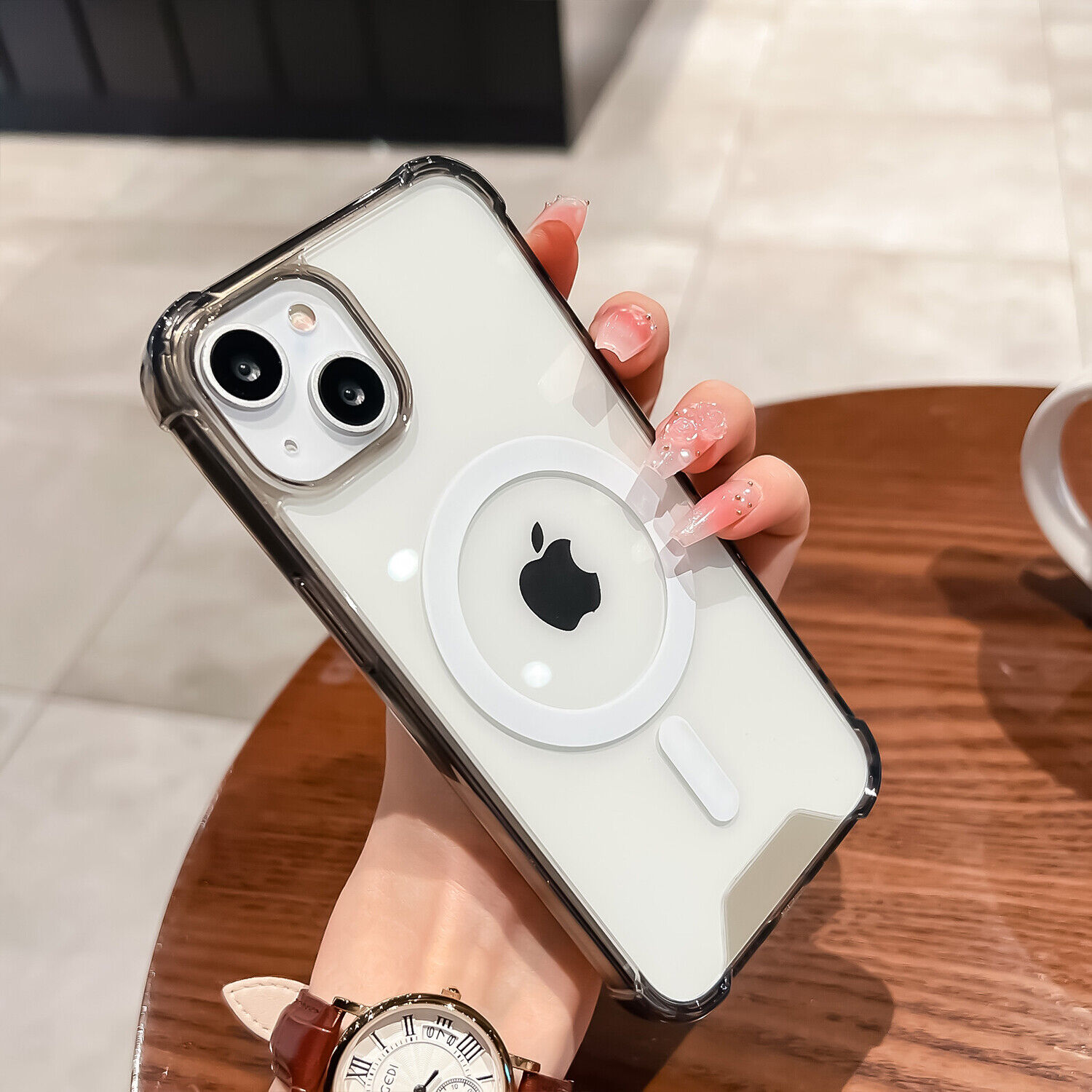 Für iPhone 14 Pro Max 14Plus 12 13 11 Magnet MagSafe Stoßfest Klar TPU Hülle - Bild 14 von 18