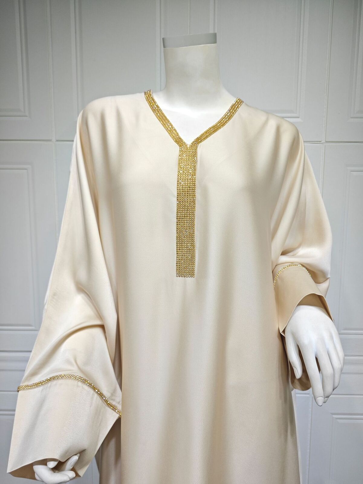 Maxi Vestido Dubai Abaya Musulmán Mujeres Caftán Suelto Caftán Islámico Turquía Cóctel - Imagen 49 de 56