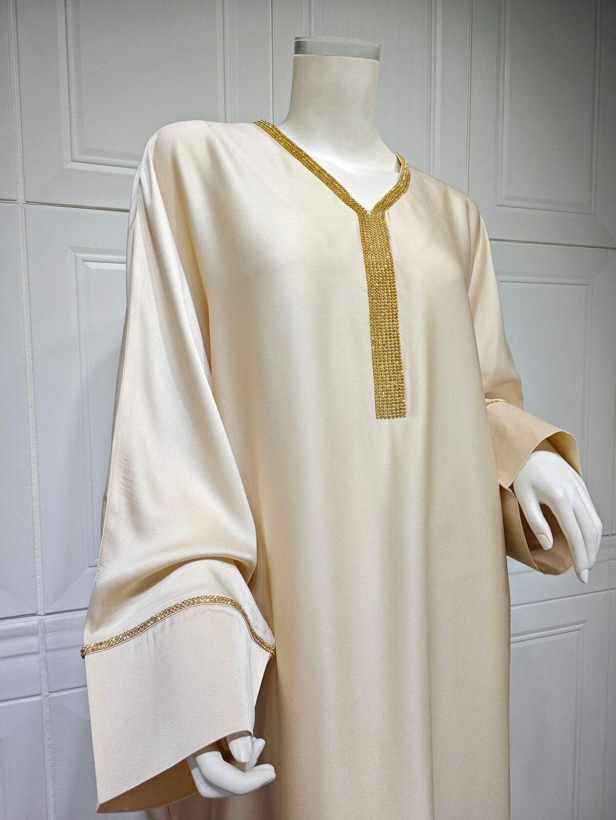 Maxi Vestido Dubai Abaya Musulmán Mujeres Caftán Suelto Caftán Islámico Turquía Cóctel - Imagen 52 de 56