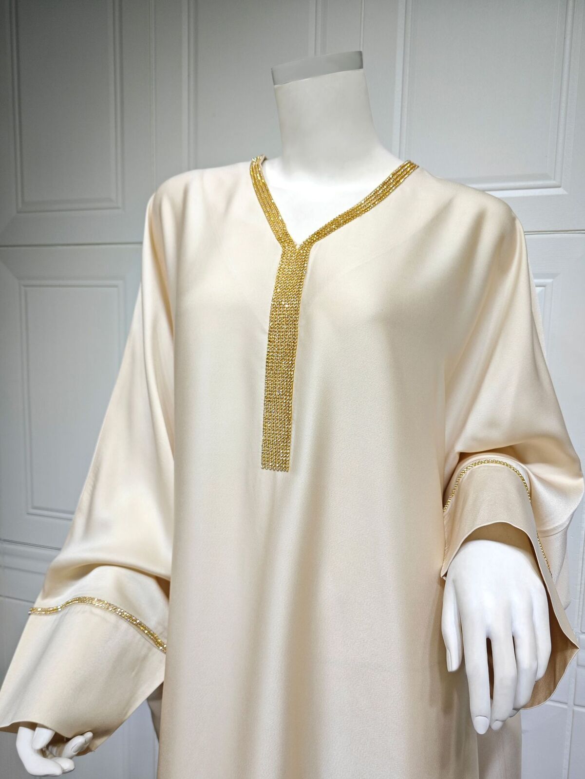 Maxi Vestido Dubai Abaya Musulmán Mujeres Caftán Suelto Caftán Islámico Turquía Cóctel - Imagen 53 de 56