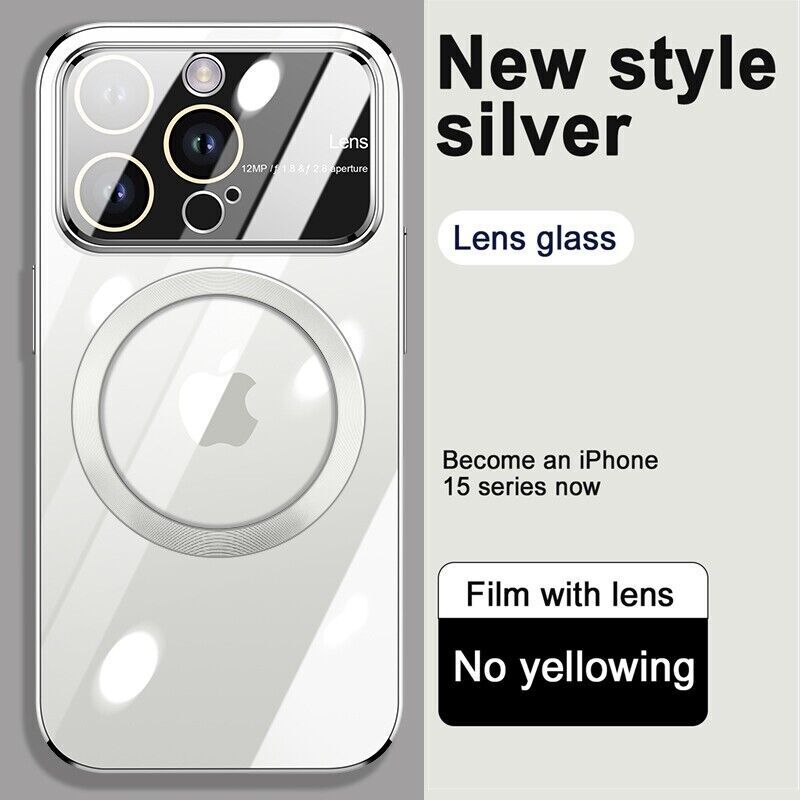 Shockproof Mag Safe Magnetic Lens Protector Case For iPhone 13 Pro Max 14 15