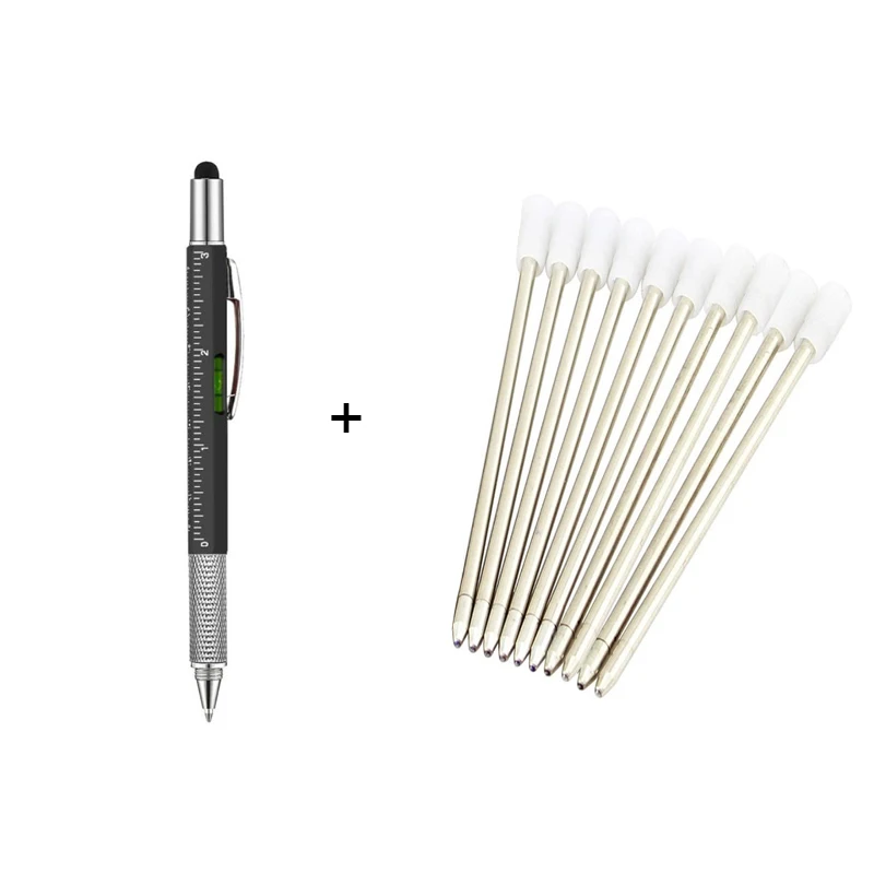 7 in1 Multifunction Ballpoint Pen with Modern Handheld Tool Measure Technical - Foto 12 di 29