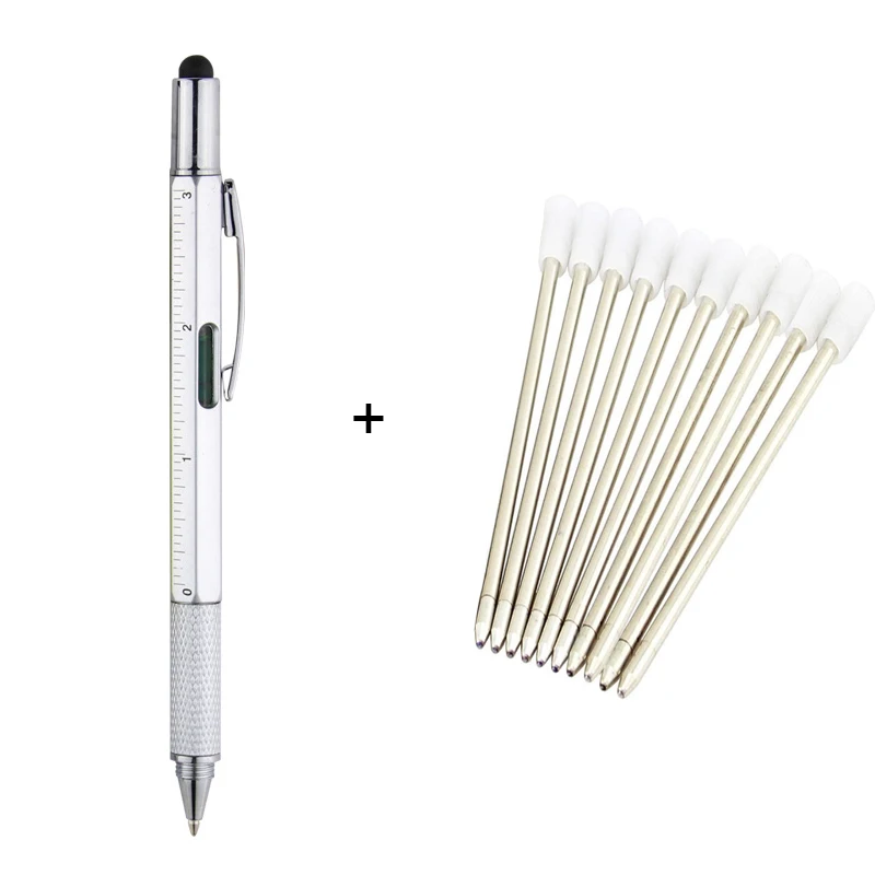 7 in1 Multifunction Ballpoint Pen with Modern Handheld Tool Measure Technical - Foto 16 di 29