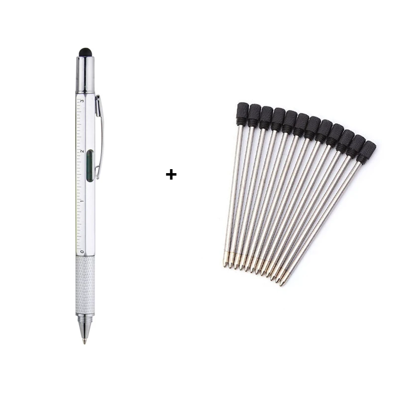 7 in1 Multifunction Ballpoint Pen with Modern Handheld Tool Measure Technical - Foto 17 di 29