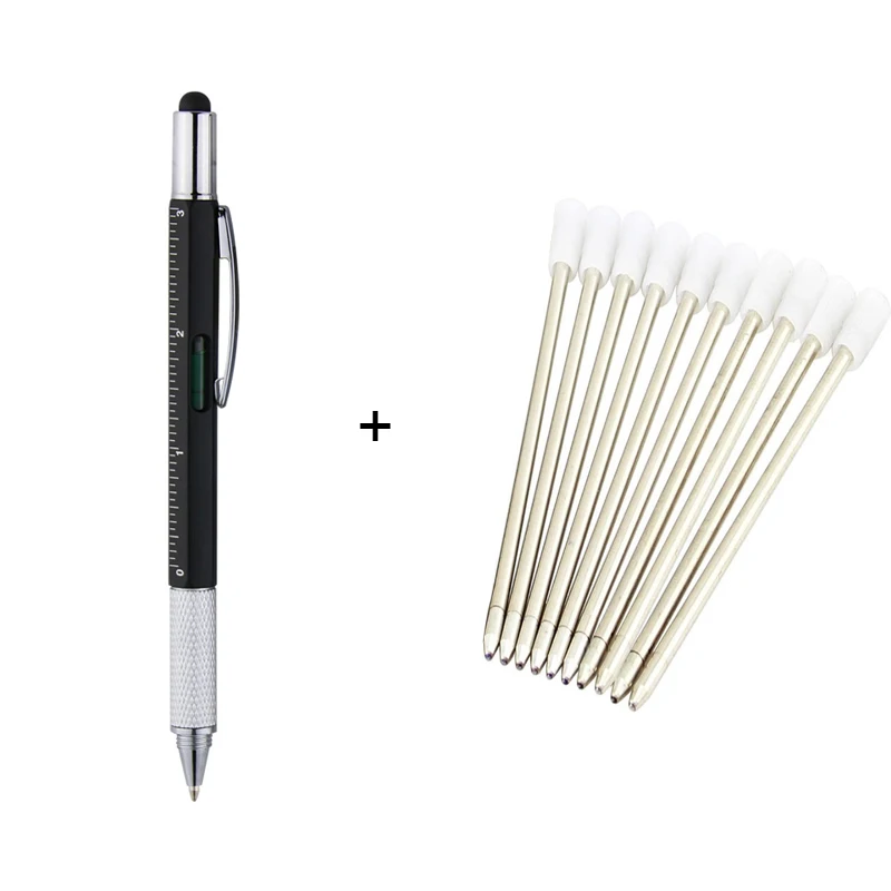 7 in1 Multifunction Ballpoint Pen with Modern Handheld Tool Measure Technical - Foto 18 di 29
