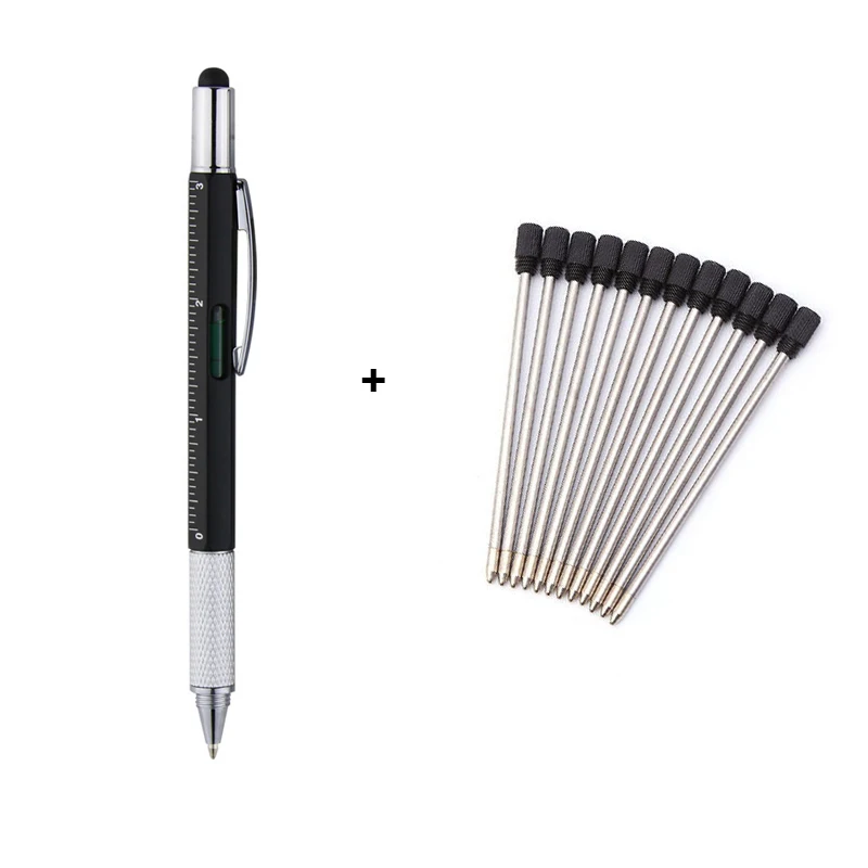 7 in1 Multifunction Ballpoint Pen with Modern Handheld Tool Measure Technical - Foto 19 di 29