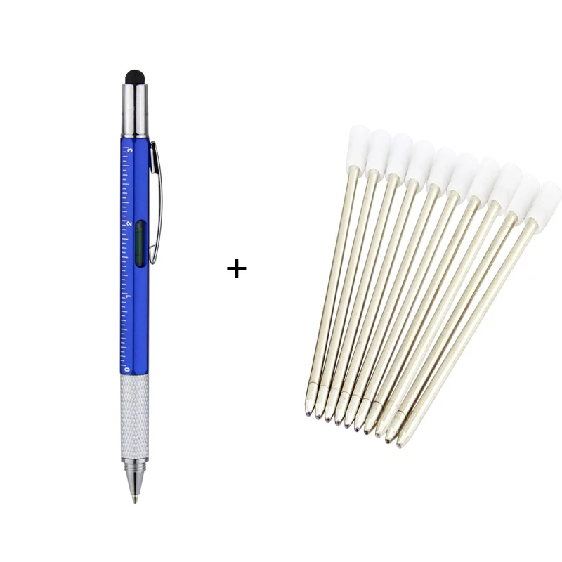 7 in1 Multifunction Ballpoint Pen with Modern Handheld Tool Measure Technical - Foto 20 di 29