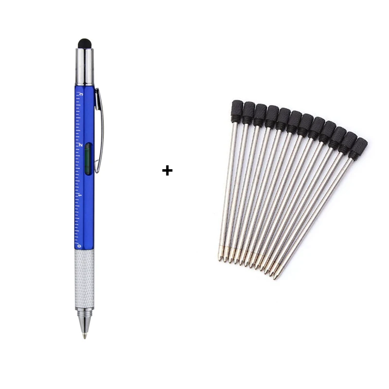 7 in1 Multifunction Ballpoint Pen with Modern Handheld Tool Measure Technical - Foto 21 di 29