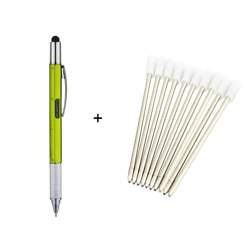 7 in1 Multifunction Ballpoint Pen with Modern Handheld Tool Measure Technical - Foto 22 di 29