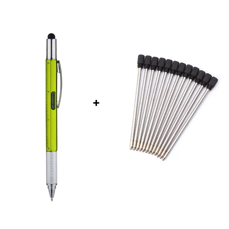 7 in1 Multifunction Ballpoint Pen with Modern Handheld Tool Measure Technical - Foto 23 di 29
