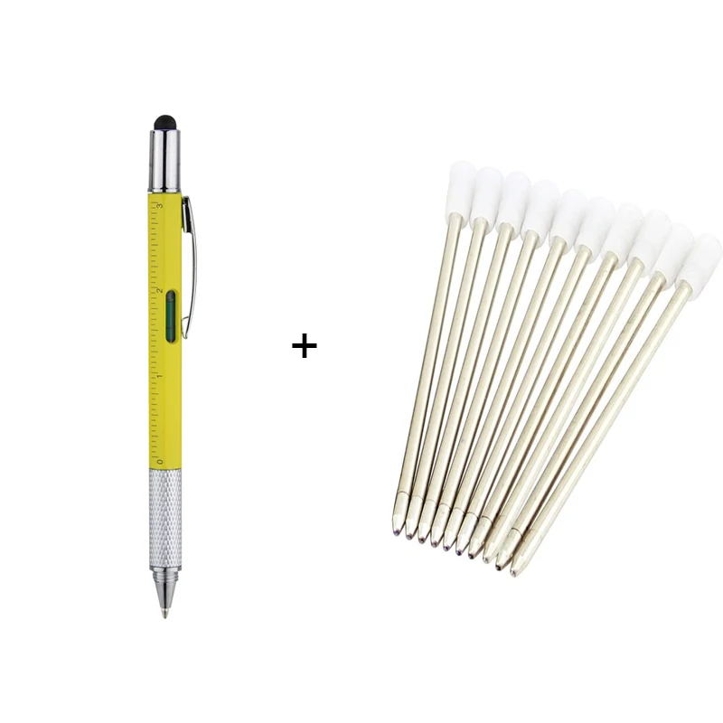 7 in1 Multifunction Ballpoint Pen with Modern Handheld Tool Measure Technical - Foto 24 di 29