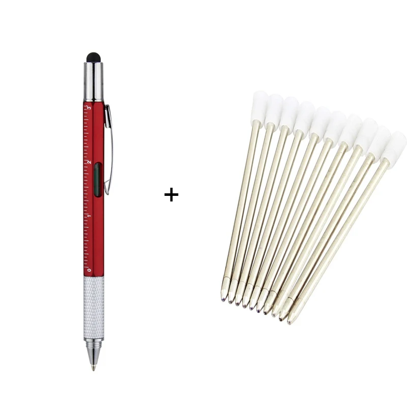 7 in1 Multifunction Ballpoint Pen with Modern Handheld Tool Measure Technical - Foto 26 di 29