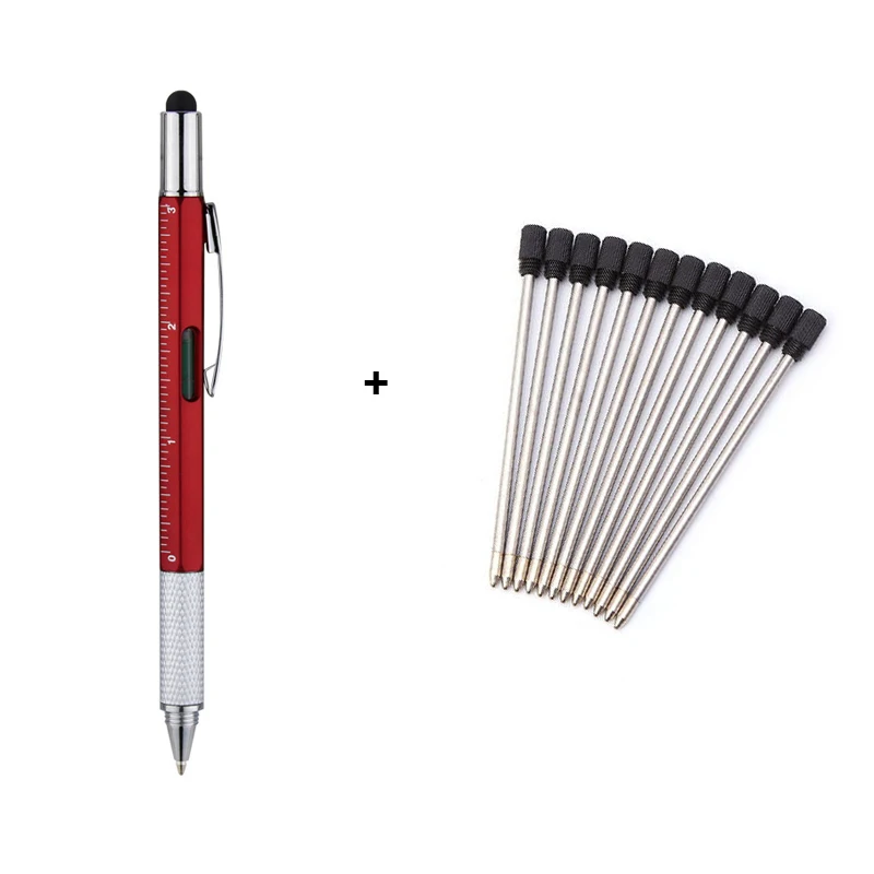 7 in1 Multifunction Ballpoint Pen with Modern Handheld Tool Measure Technical - Foto 27 di 29