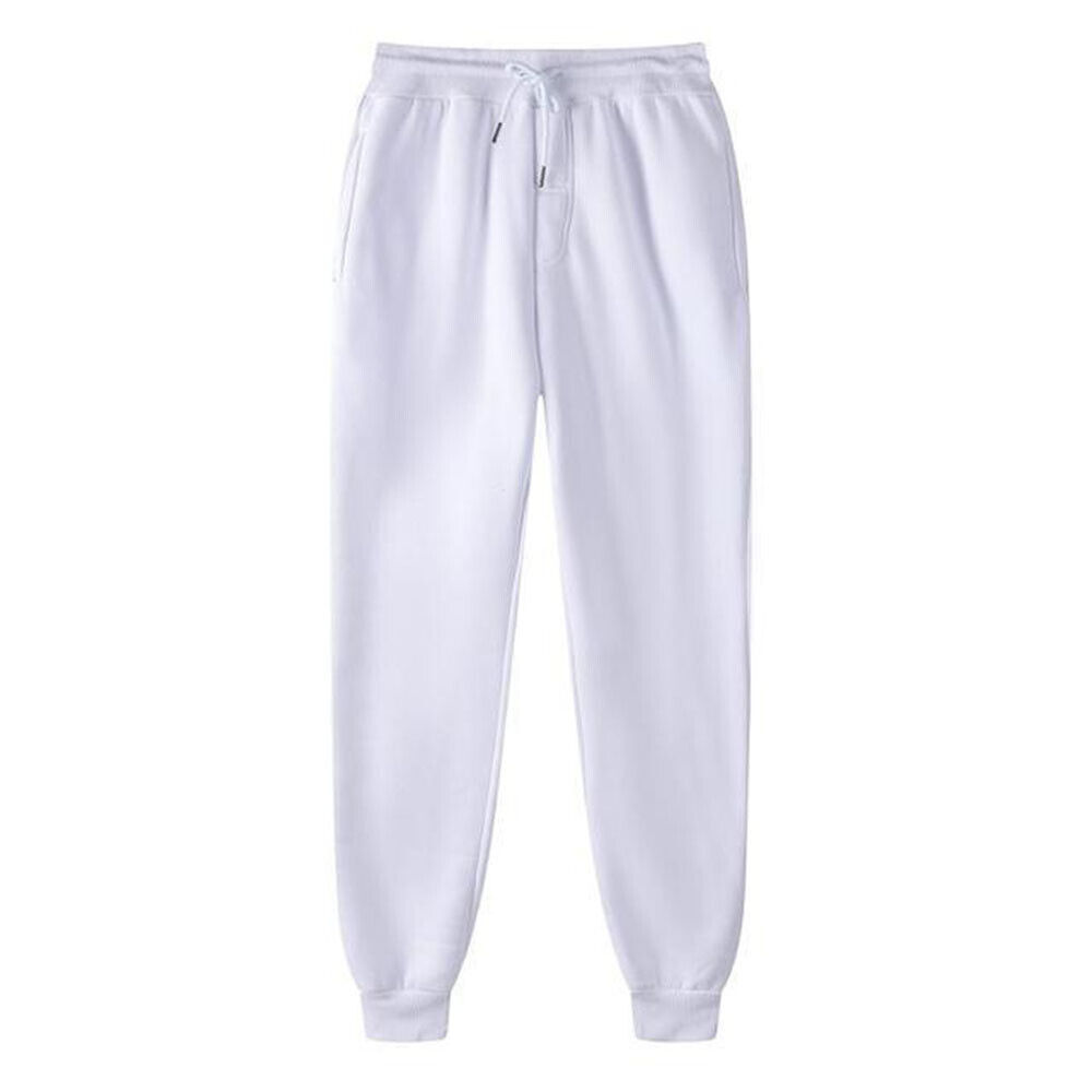 Mans Jogging Bottoms Trousers Casual Gym Sweatpants Pockets Joggers Sport Pants