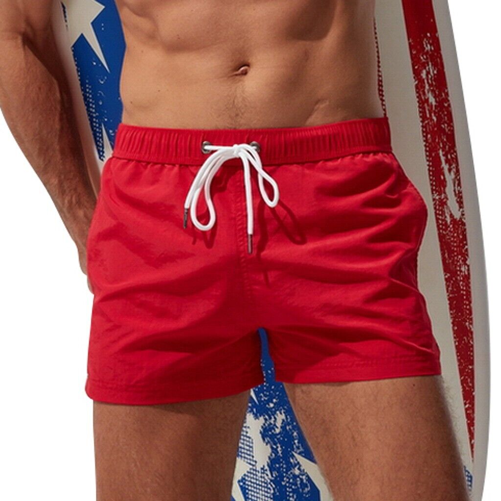 Men's Swim Trunks Summer Swimwear Swimming Beach Shorts Boxer Short Swim Pants