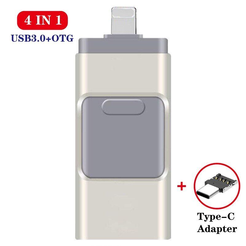 2TB 1TB 4in1 USB3.0 Flash Drive Memory Pen Stick OTG Type-c Fr iPhone Android PC - Afbeelding 16 van 20