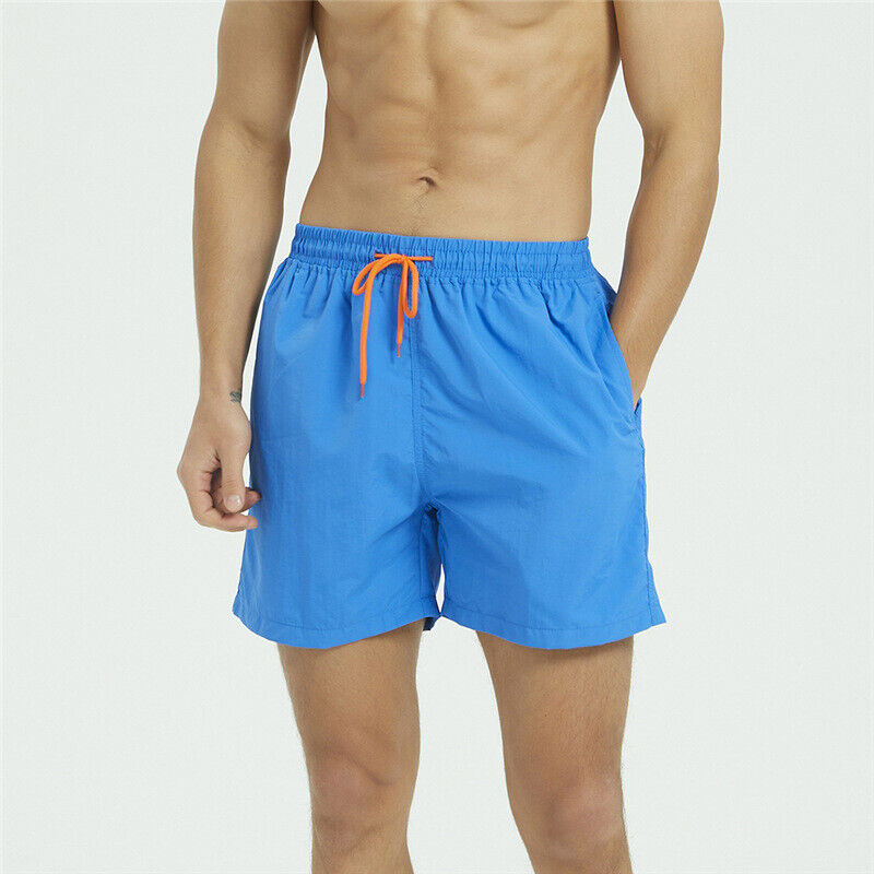 Men's Quick Dry Swim Surf Beach Pants Gym Shorts Waterproof Sports Casual Shorts